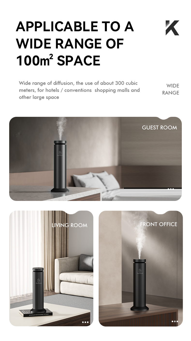 AeroScent Aluminum Office Scent Diffuser Detail 5