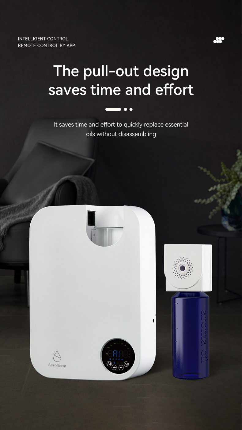 Aromatic Oasis White Essential Oil Aroma Diffuser Design