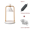 Aero Scent Remote Control Candle Warmer Lamp – Timer Function, 3 Colors, Heating Bulb Included for Flameless Wax Melts