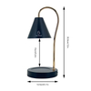 Aero Scent Ceramic Candle Warmer Lamp – Flameless Wax Melter with Heating Bulb