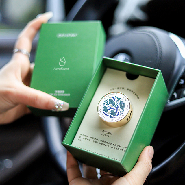 Aero Scent Premium Leather Car Vent Scent Clip - Long-Lasting Fragrance, Universal Fit & Elegant Design for Luxury Vehicles
