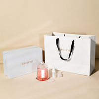 Simple Design Pillar Glass Jar Aromatherapy Fragrance Crystal Stone Diffuser Luxury Set with Essential Oils