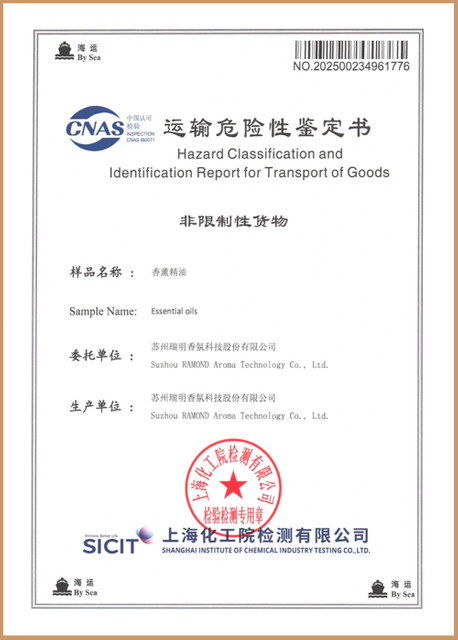 Aroma Diffuser Compliance Documents