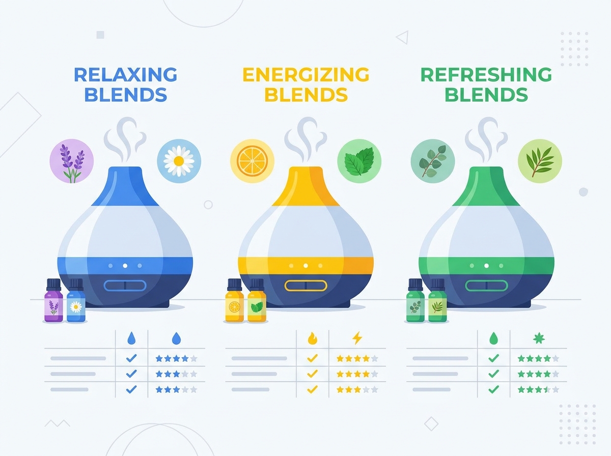 Evaluating essential oil blends and diffuser compatibility