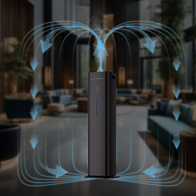  AeroScent AeroScent Commercial Waterless Electric Aroma Diffuser 1000ml Battery-Powered Large Coverage for Hotel Lobby Office 1 Year