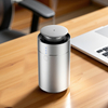  AeroScent Aluminum Alloy Rechargeable 10ML Essential Oil Diffuser Waterless Low Noise Waterproof Tabletop Timing Function 1 Year Gift Box
