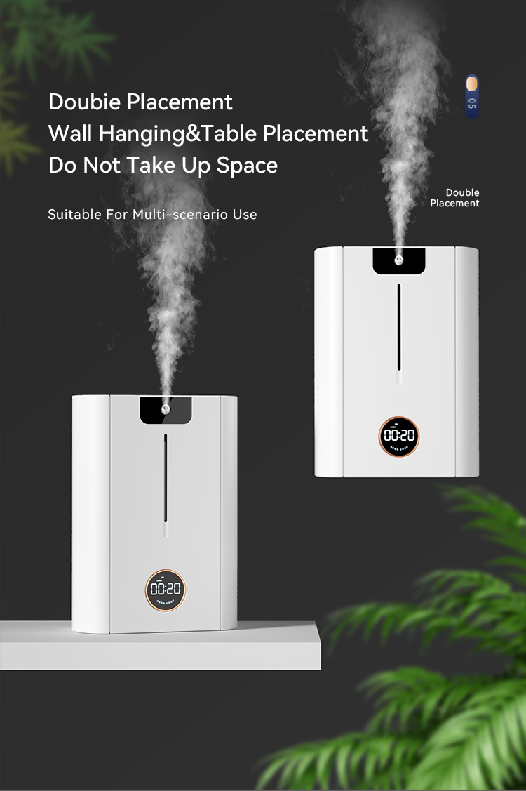 300ml White Aroma Diffuser Operation Panel