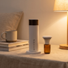 AeroScent OEM Custom Home Hotel Room Fragrance Machine Smart Control Waterless Essential Oil Tower Aroma Diffuser with LED Night Light