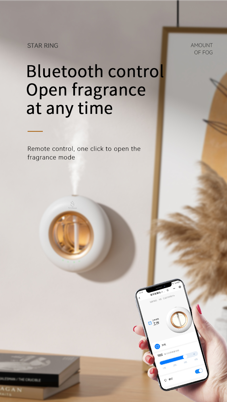 Wall-mounted Ultrasonic Aromatherapy Diffuser Features