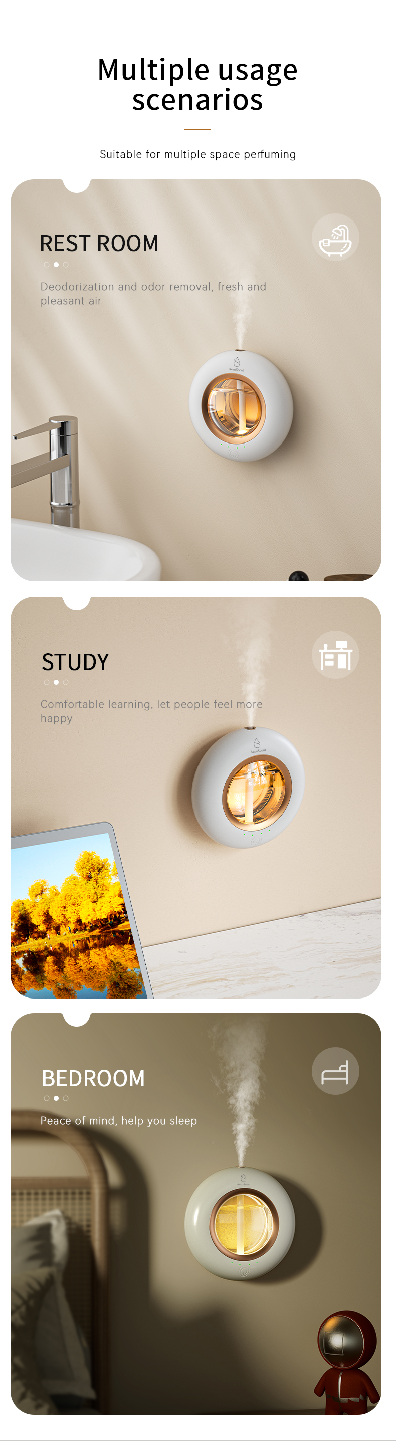 Wall-mounted Scent Diffuser Installation and Usage