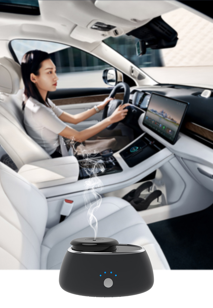 Ultrasonic Car Aroma Diffuser Machine Display 8